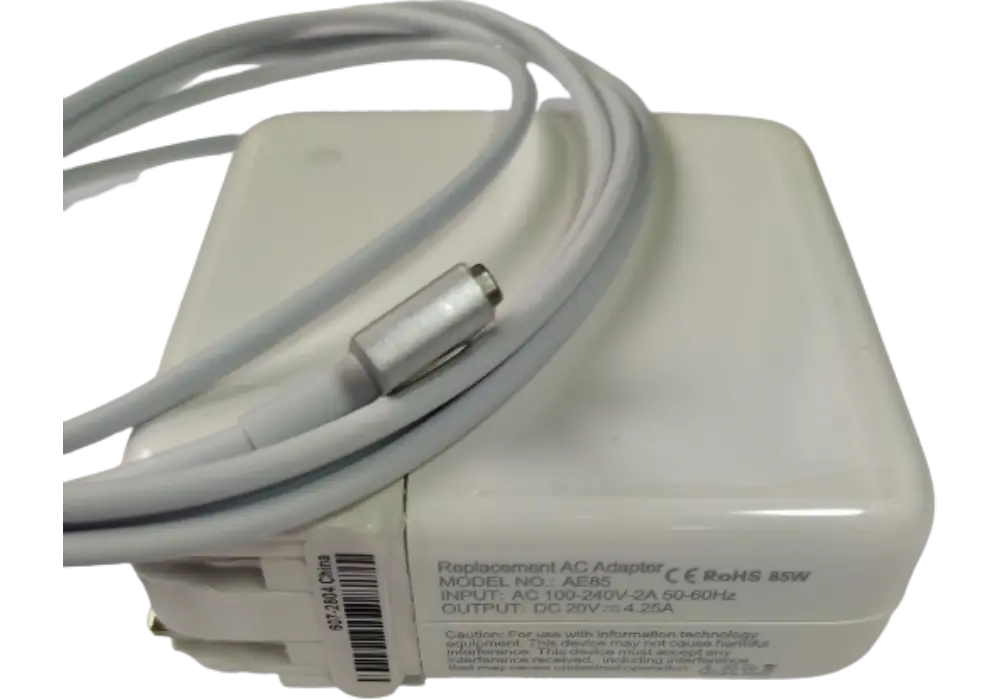 CARGADOR MAGSAFE 2 DE 85W CERTIFICADO USA  20V 4.25A
