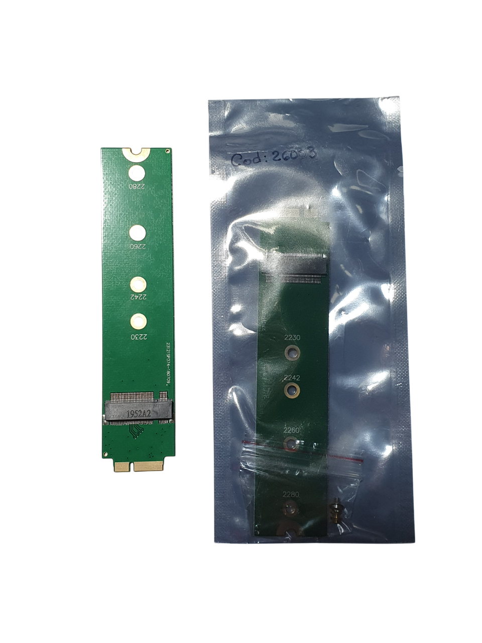 KIT ADAPTADOR M.2 NGFF SATA III PARA MACBOOK AIR A1369 A1370 AÑO 2010 / 2011