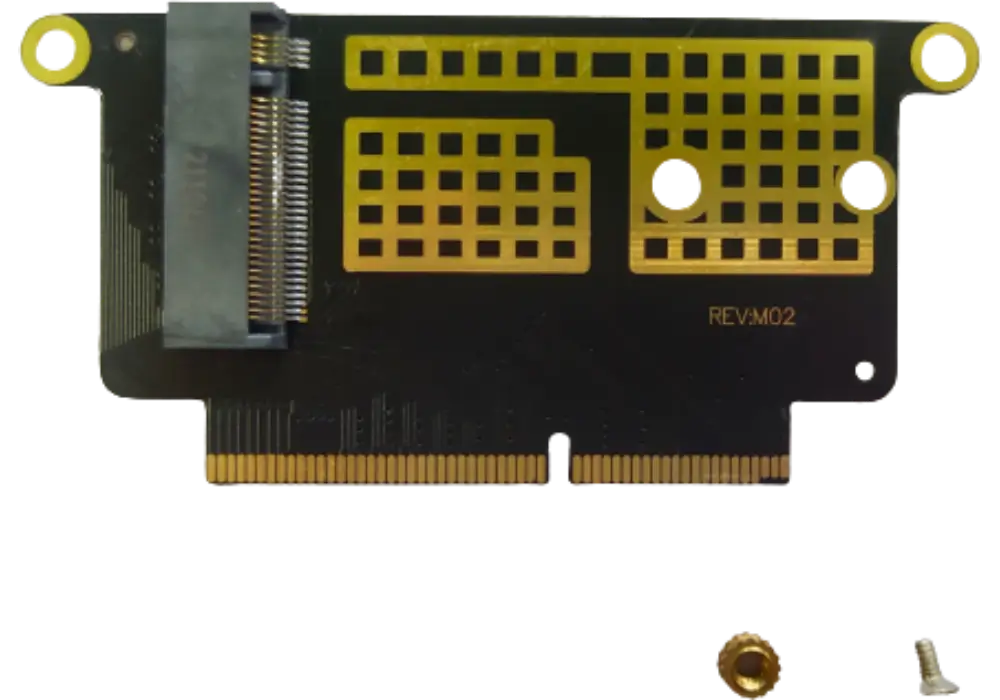 KIT ADAPTADOR PARA LAPTOP MACBOOK PRO A1708 M.2 NVME SSD AÑO 2016 / 2017