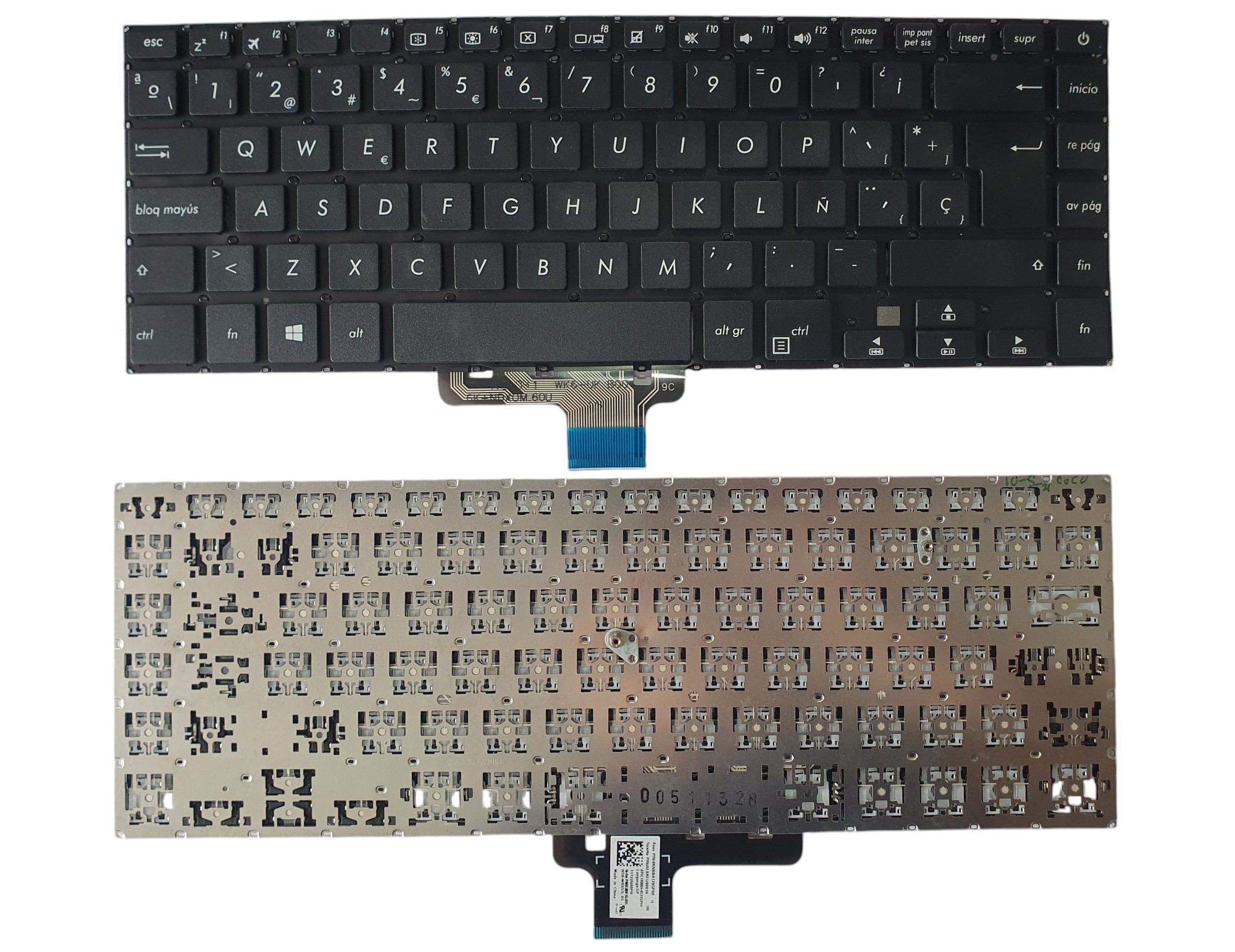 TECLADO PARA LAPTOP ASUS VIVOBOOK S510 510U X510 X510U X510UA - ORIGINAL