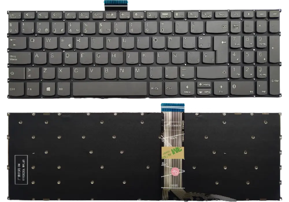 TECLADO PARA LENOVO IDEAPAD/FLEX 15IIL05 15ARE05 15ITL05 5-15IIL05 5-15ARE05 5-15ITL05 5-15ALC05