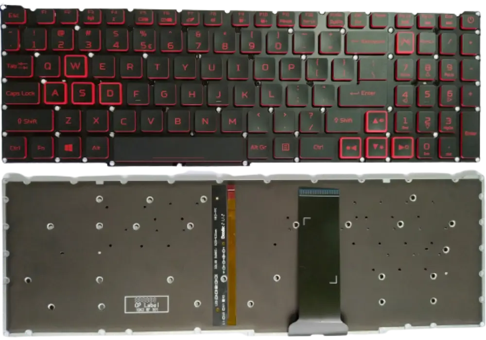 TECLADO ACER NITRO 5 AN515-54 AN515-54-50AF AN515-54-55YM AN515-54-55YM AN515-54-58YY AN515-54-71FT MODEL: N20C1 n20c2