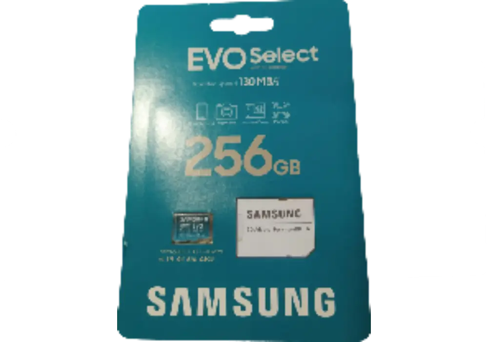 MEMORIA MICRO SD SAMSUNG EVO SELECT 256GB + ADAPTADOR MICRO SD XC