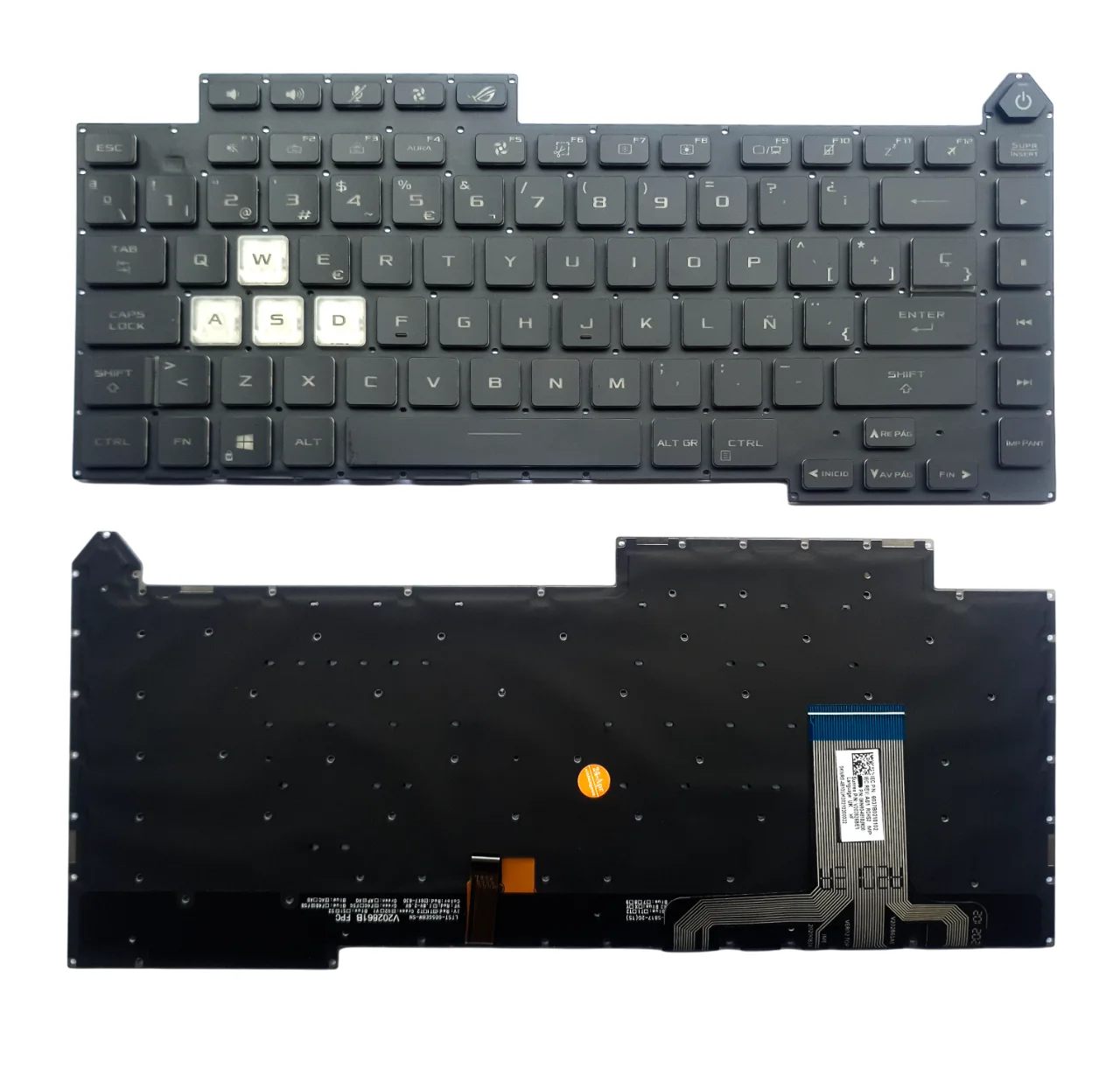 TECLADO PARA LAPTOP ASUS ROG STRIX G15 G513 G513QY G513QM G513Q G533 - ORIGINAL
