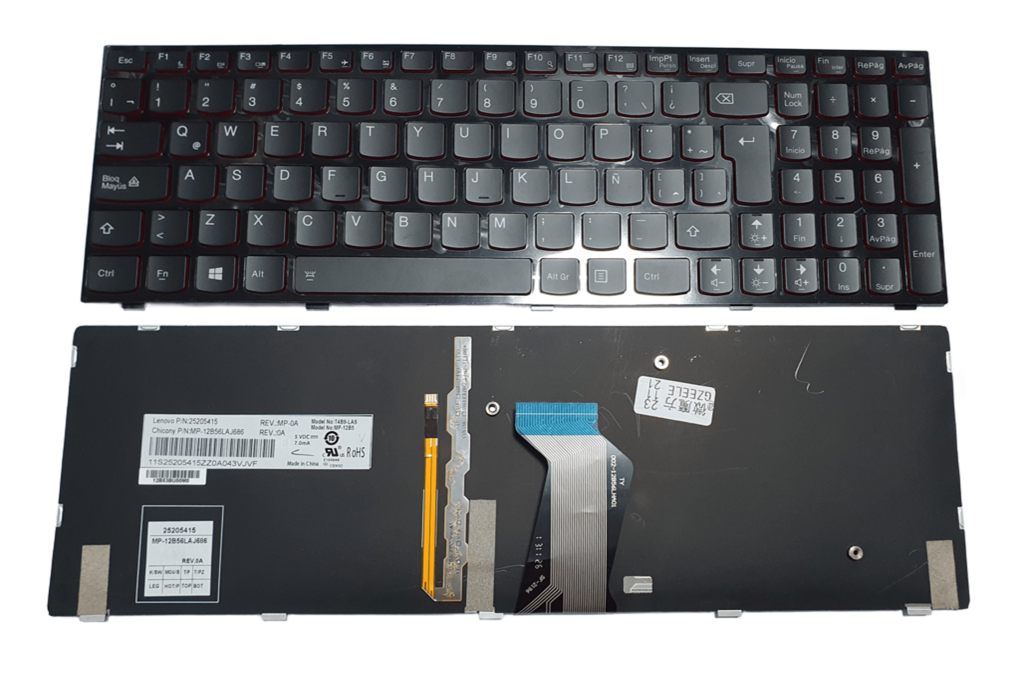 TECLADO PARA LAPTOP LENOVO Y500 Y500N Y500NT Y510 Y510P Y590 Y590N - ORIGINAL