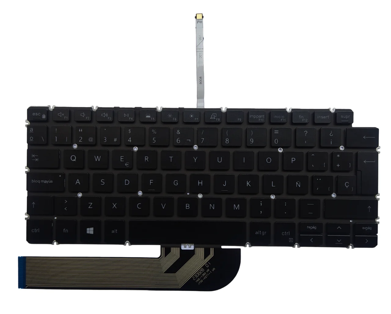 TECLADO PARA LAPTOP DELL LATITUDE 3301 3410 P114G P120G INSPIRON 5408 5415 P126G VOSTRO 3401 3400 - ESPAÑOL - RETROILUMINADO - ORIGINAL