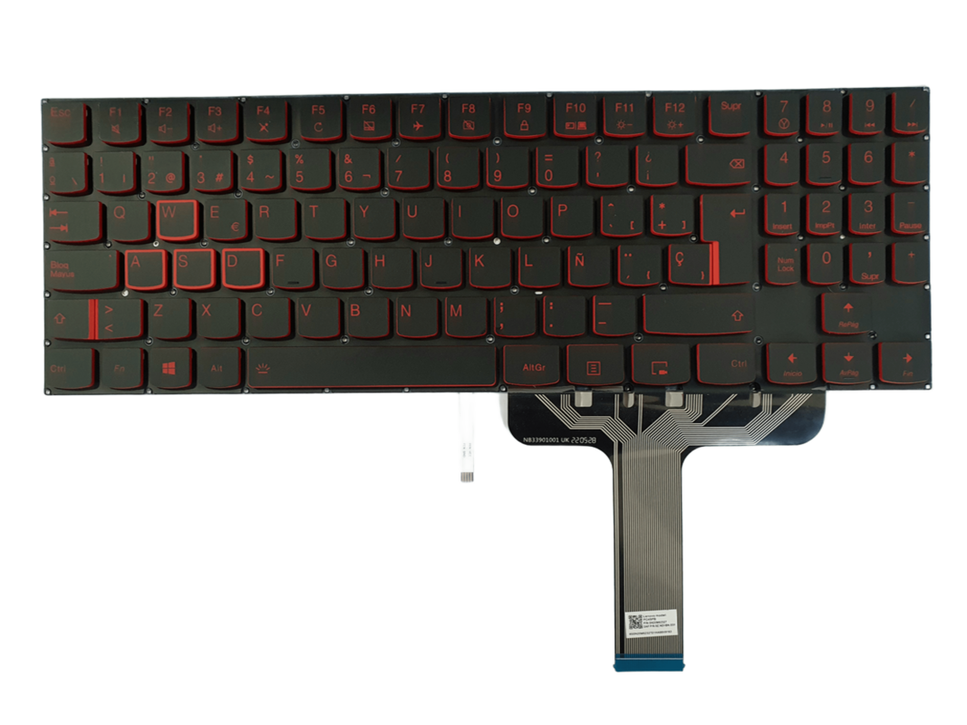TECLADO PARA LENOVO LEGION Y520-15IKB Y530-15ich Y720-15ikb R720 R720-15IKB 7000 - ORIGINAL - ILUMINADO
