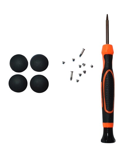 GOMAS, TORNILLOS Y DESTORNILLADOR PARA MACBOOK AIR A1369 A1370 A1465 A1466 2010-13