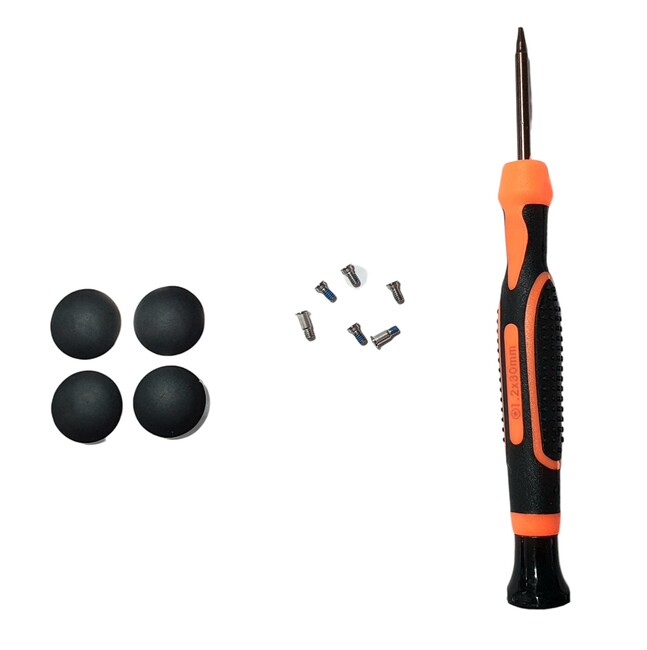 GOMAS, TORNILLOS Y DESTORNILLADOR PARA MACBOOK PRO 15" A1707 A1990 2016/2019