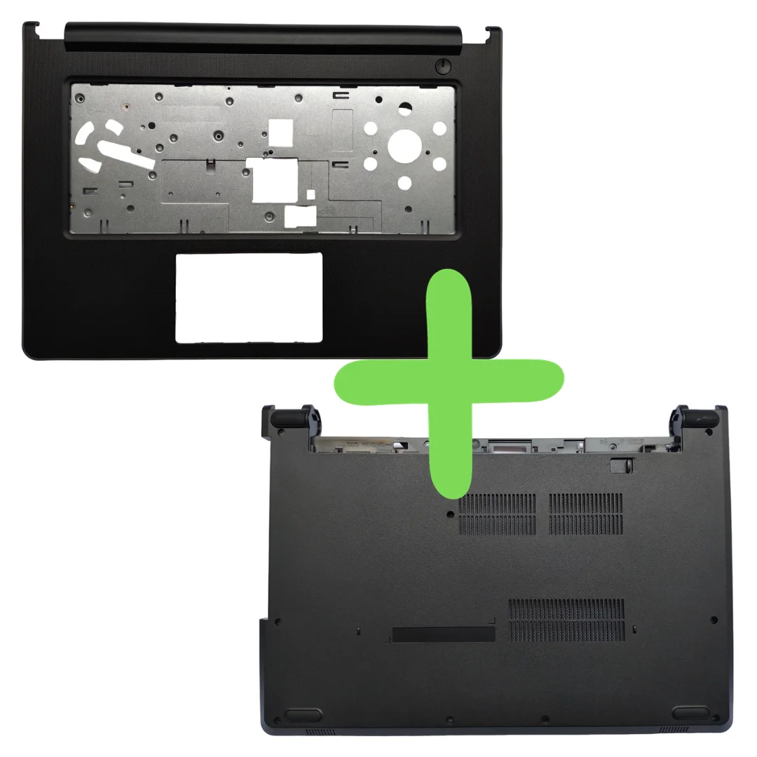 CARCASA PALMREST SUPERIOR + BASE INFERIOR DELL INSPIRON / VOSTRO 14 3467 3000 3465 3462 3468 3478 3476 SIN LECTOR DE HUELLA