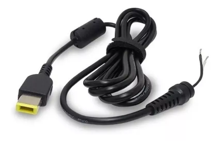 CABLE DE REPUESTO PARA CARGADOR DE LAPTOP LENOVO PUNTA CUADRADA
