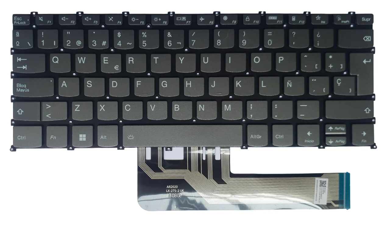  TECLADO LENOVO IDEAPAD 5 -14ITL05 5 -14IIL05 FLEX 5-14IIL05 5-14ARE05 5-14ITL05 5-14ALC05 - RETROILUMINADO - ORIGINAL