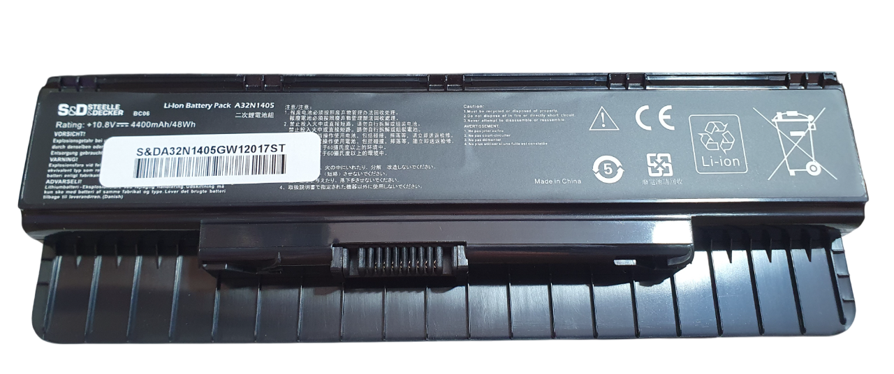 BATERIA PARA  ASUS GL551, G551L, G771 A32N1405 4400 mAh/48Wh