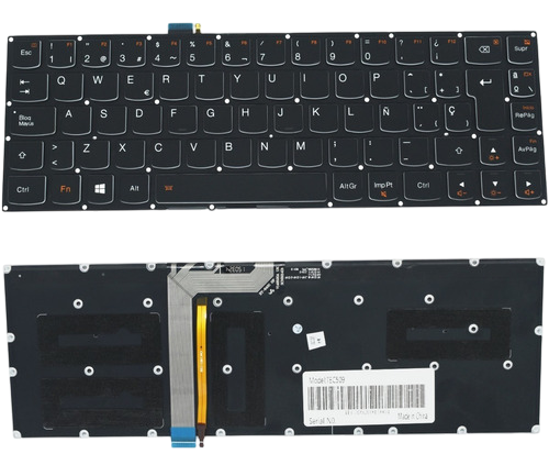 TECLADO PARA LENOVO IDEAPAD YOGA 3 PRO 1370 - ORIGINAL - ILUMINADO - ESPAÑOL - NUEVO