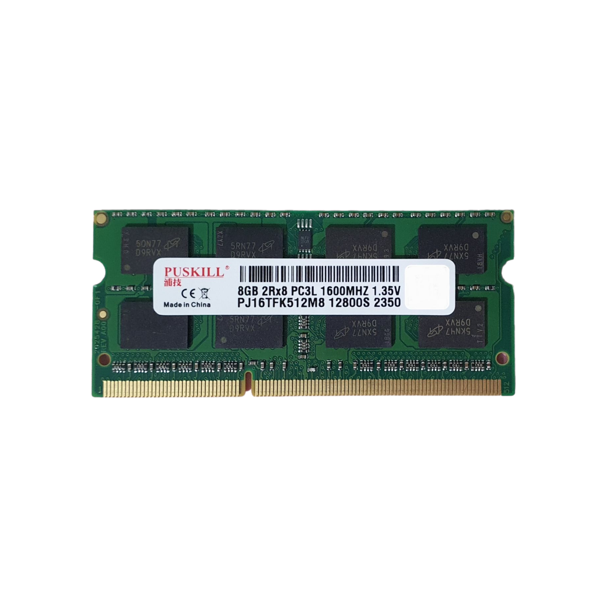 MEMORIA RAM PARA LAPTOP 8GB DDR3-1600S SODIMM PUSKILL NUEVO
