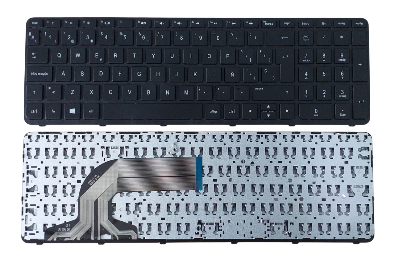 TECLADO LAPTOP HP 15r 15-e 15-g 15-n 15-r 15-s 15-h 250 G2 A1 - NUEVO