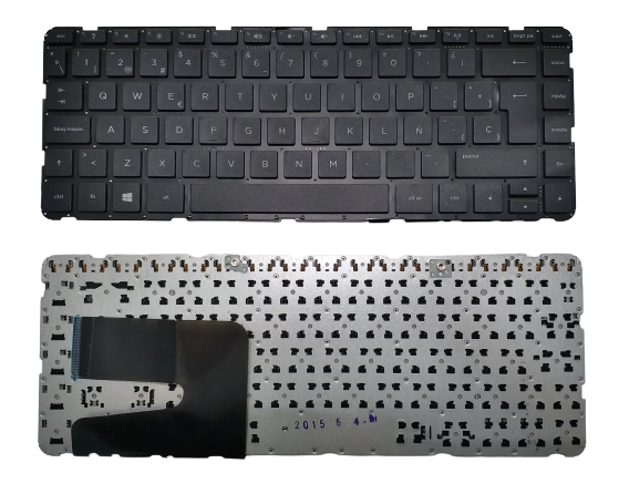 TECLADO HP 14-e 14-r 14-d 14-n 14-g 240-g2 245-g3 - SIN MARCO