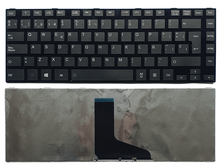 TECLADO PARA LAPTOP TOSHIBA C800 C840 C840D C845 S845 L800 L805 L830 L835 L840 L845 M800 M805 M840 P840 P845