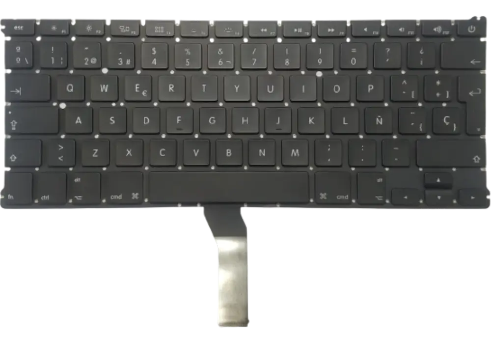 TECLADO PARA LAPTOP MACBOOK PRO A1286 2009 / 2010 / 2011 / 2012 - SIN ILUMINACION - ESPAÑOL